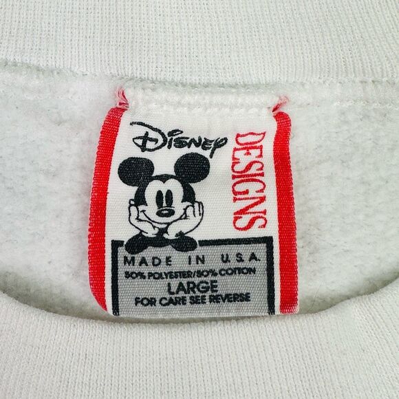 Vintage Disney Designs Minnie Mouse Crew Neck Sweatshirt - Size Large - Picture 5 of 7